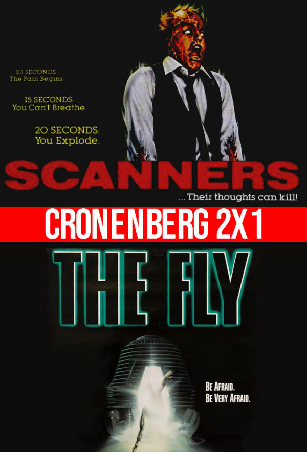 Afiche Cronenberg 2x1