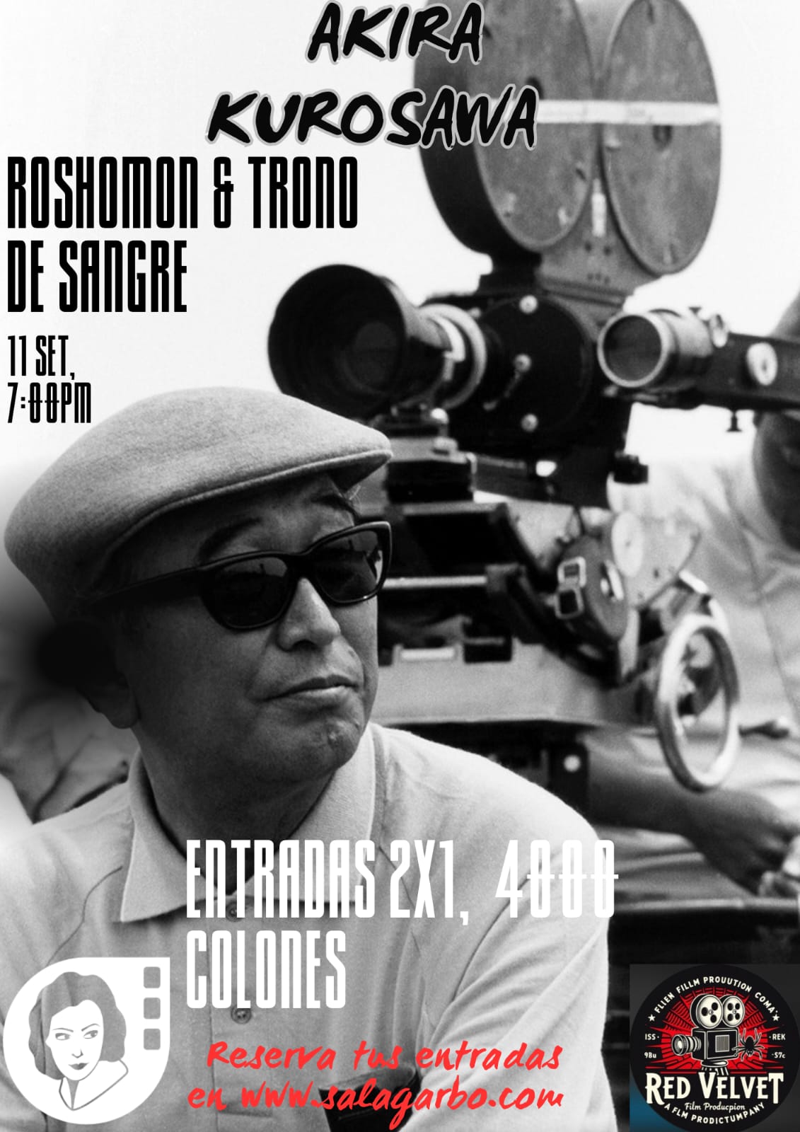 Afiche de Red Velvet presenta: Doble tanda Akira Kurosawa