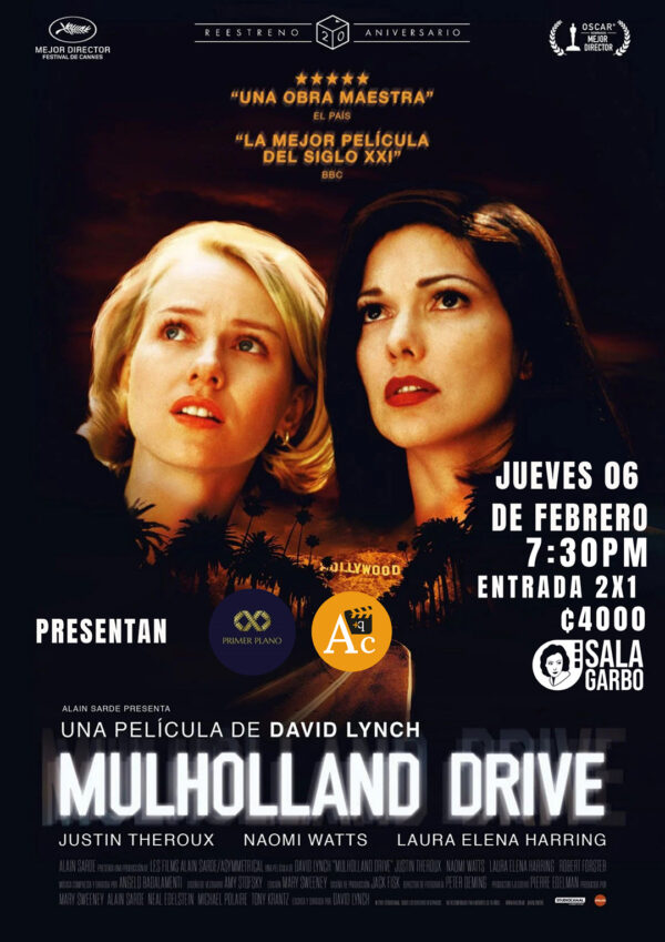 Mulholland Drive (2x1 Entradas)