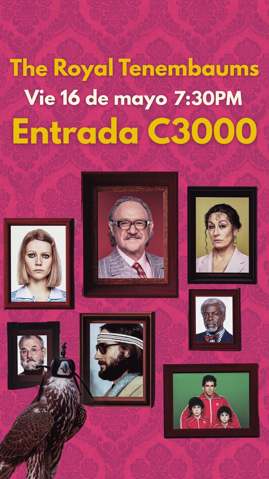 Afiche de Garbo Serie B presenta: The Royal Tenenbaums