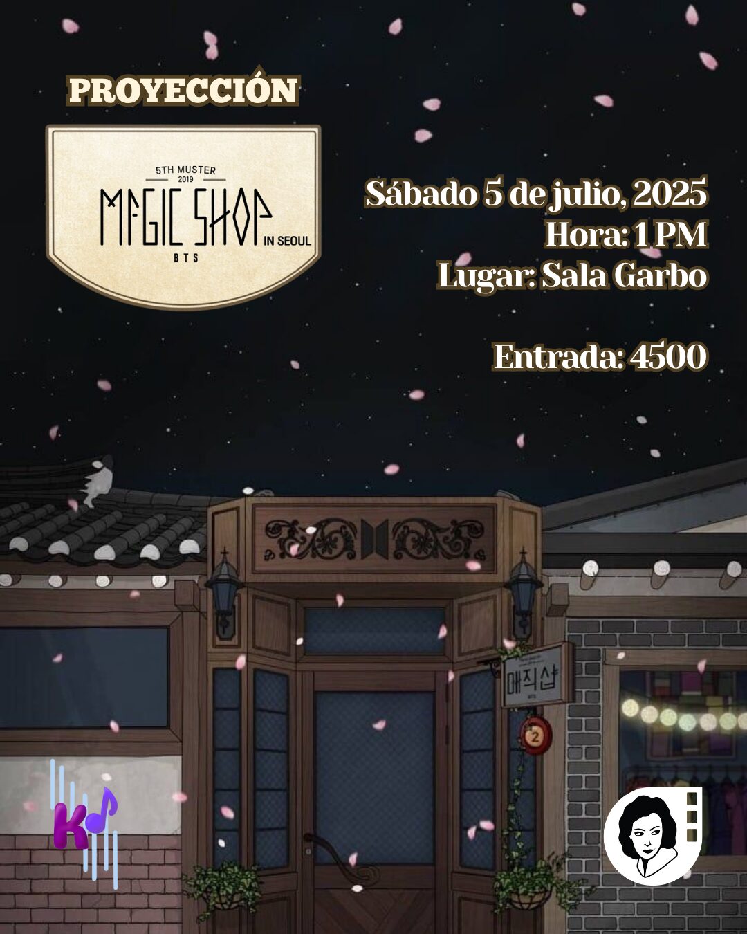 Afiche de BTS 5th MUSTER: Magic Shop en Seúl