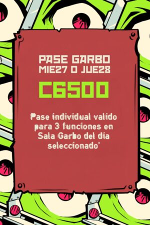 Corrosivo Film Fest - Pase del día (Miércoles 27 o Jueves 28)