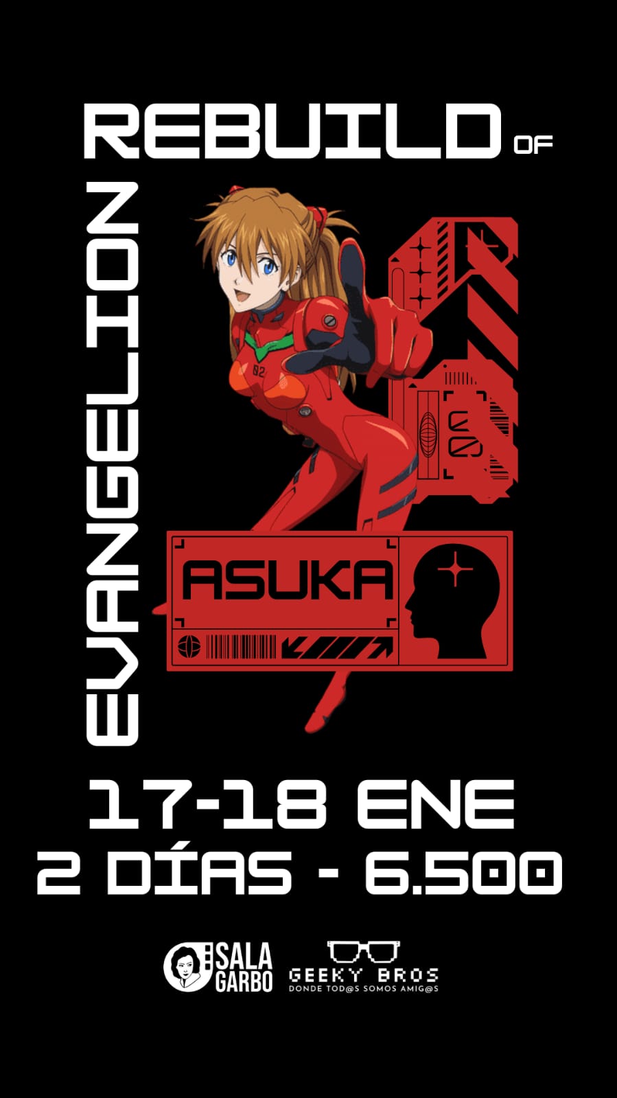 Afiche de Geeky Bros presenta: Rebuild of Evangelion (Entrada 2 días)