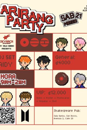 Arirang Party: Listening Party (Entrada Regular - Pub Shakespeare)