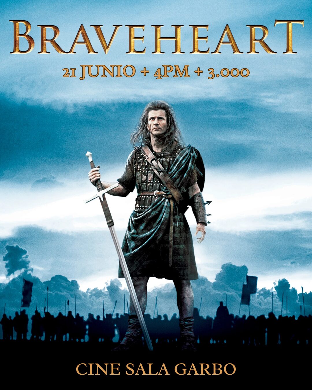 Afiche de Domingos Épicos presenta: Braveheart