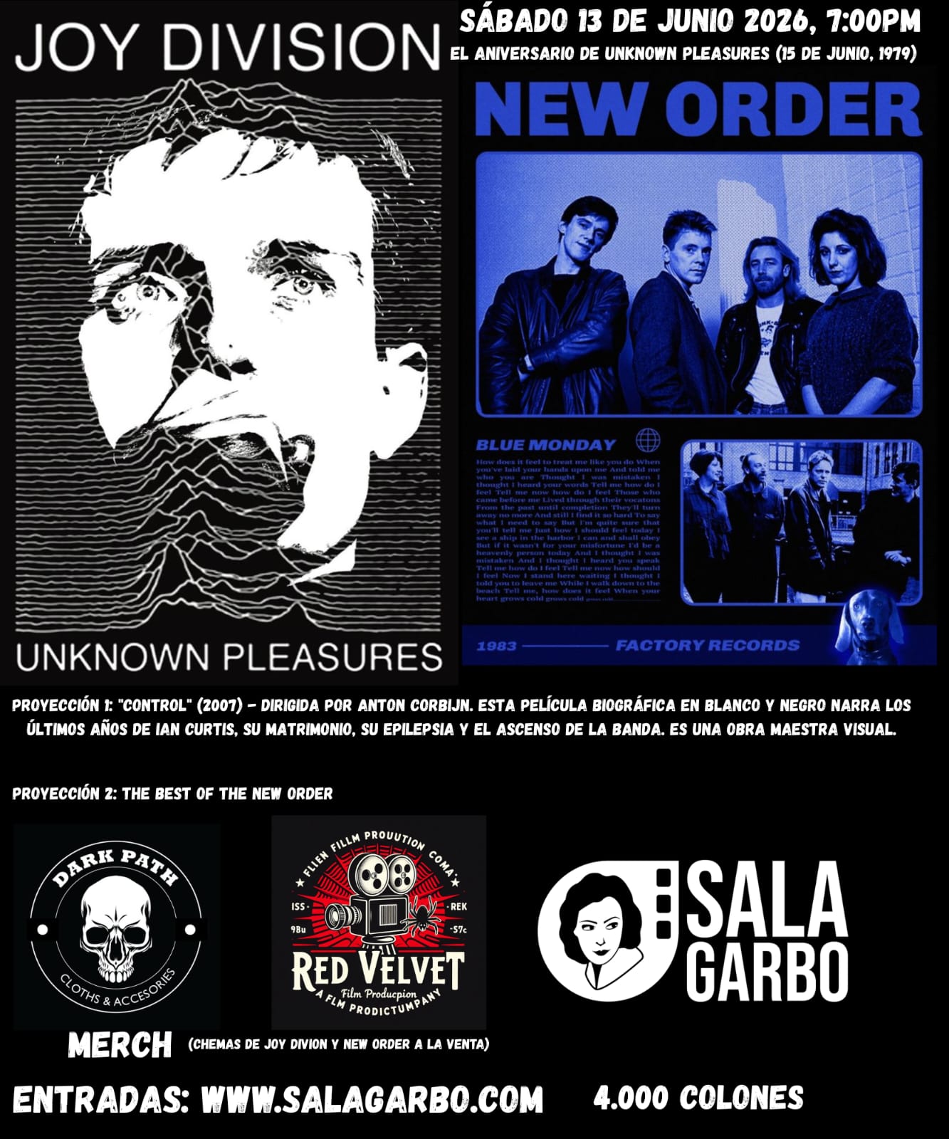 Afiche de Red Velvet presenta: Joy Division + New Order