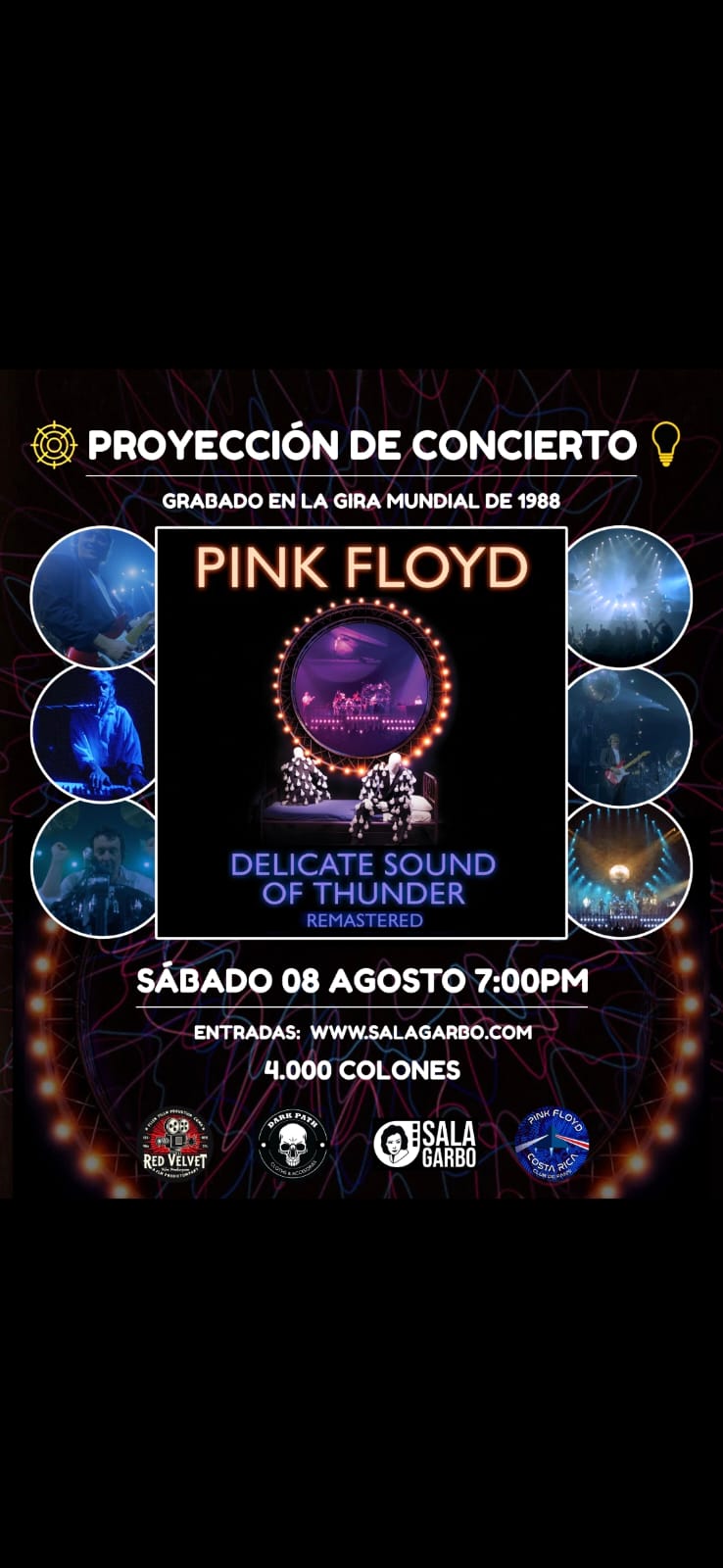 Afiche de Red Velvet presenta: Proyección de Pink Floyd