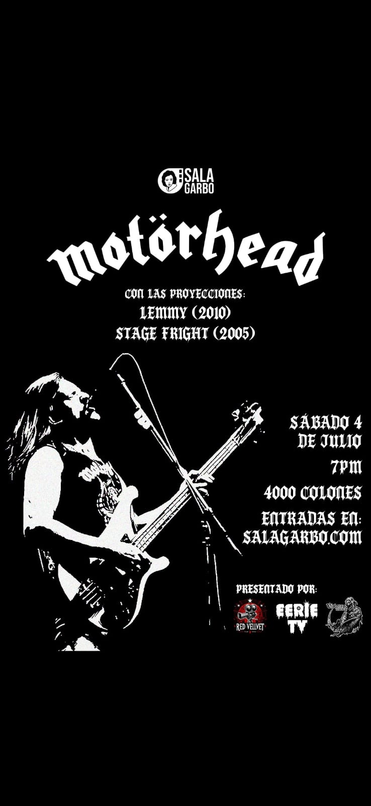 Afiche de Red Velvet presenta: Motörhead