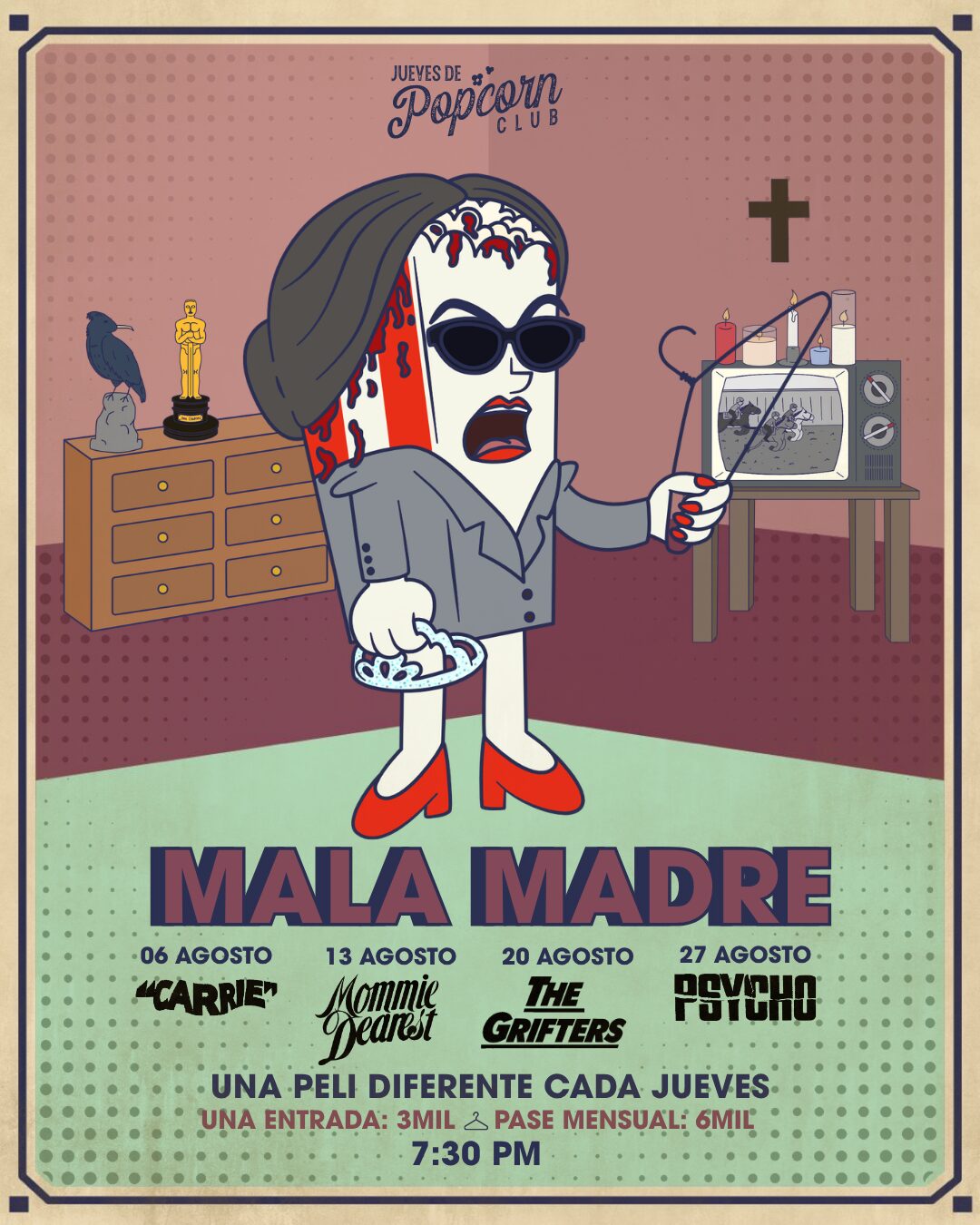 Afiche de Popcorn Club presenta: Mala Madre (1 película)