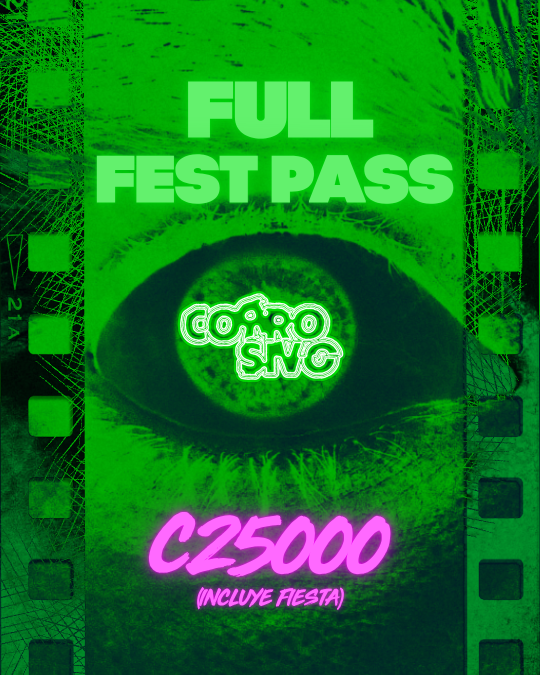 Afiche de Corrosivo Film Fest - Full Fest Pass