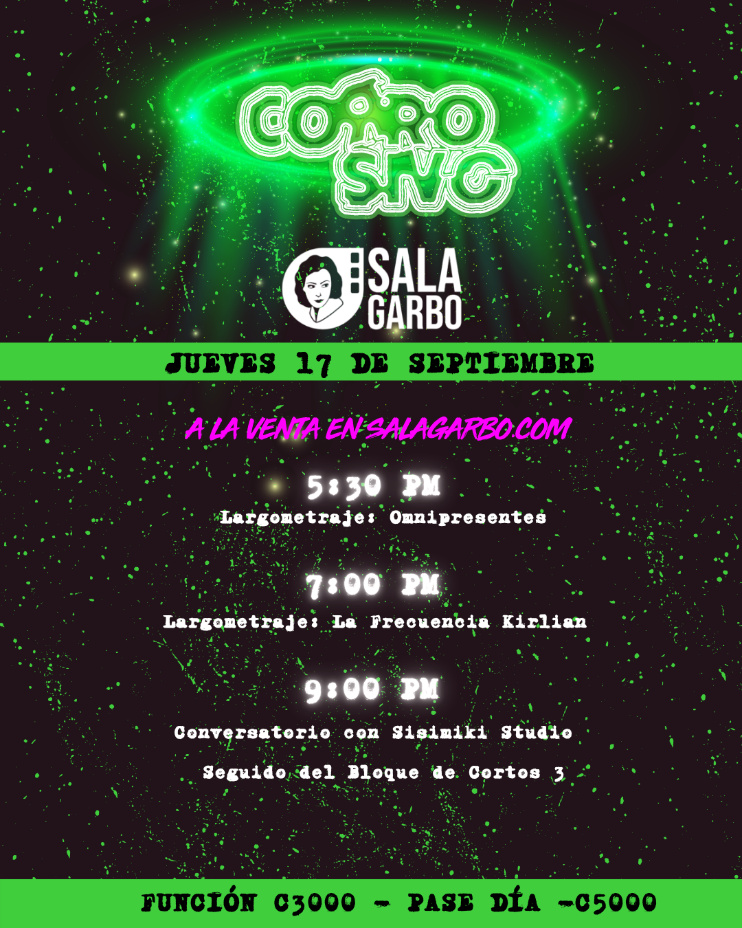 Corrosivo Film Fest - Pase de Día (Jueves 17) - Imagen 2