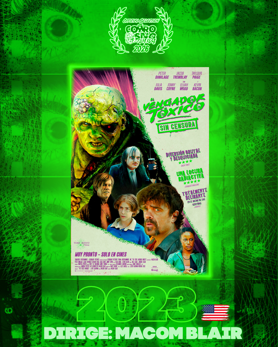 Afiche de Corrosivo Film Fest presenta: The Toxic Avenger (2023)